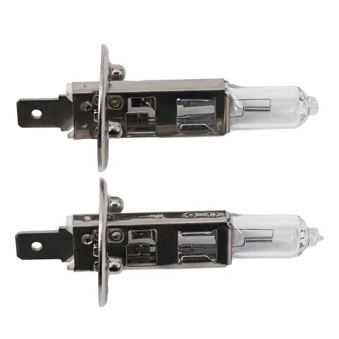 MOTOLITE Headlight Globe H1 P14.5S 12V100W Clear Halogen Bulb 2pcs/pack