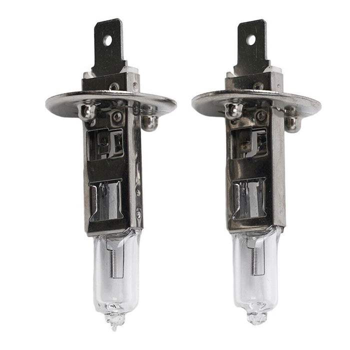MOTOLITE Headlight Globe H1 P14.5S 12V100W Clear Halogen Bulb 2pcs/pack