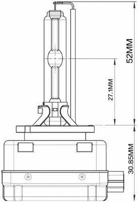 MOTOLITE 6000K D1R HID Xenon Headlight Bulbs Globes Replace for Philips Osram