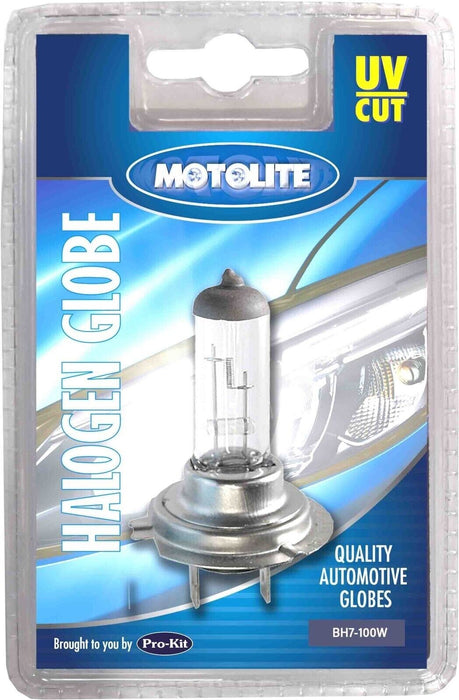 E4 Motolite Halogen H7 12V 55W Standard 4300K Headlights Bulb Globe 10 Pack