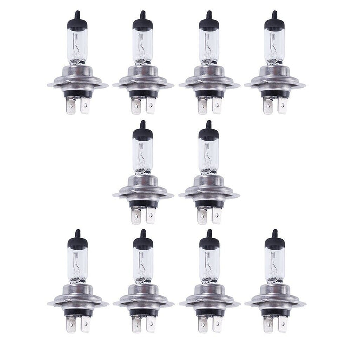 E4 Motolite Halogen H7 12V 55W Standard 4300K Headlights Bulb Globe 10 Pack