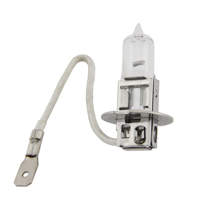 Motolite 4PC 12V H3 LED 55W Xenon 3500k Halogen Car Head Light Lamp Globes Bulbs