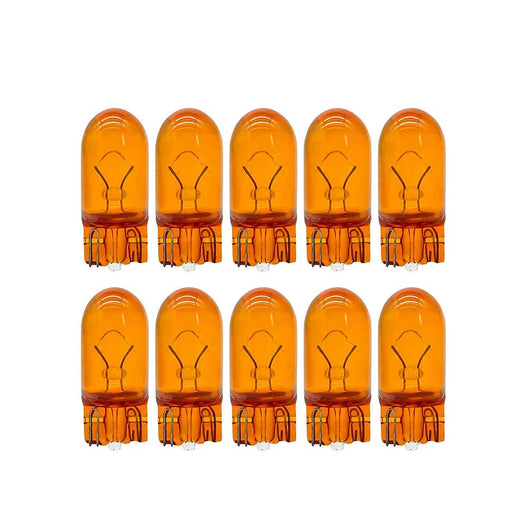 MOTOLITE Signal/Indicator Globe Nature Amber Wedge T10 WY5W 12V 5W 10pcs/pack - FISHER DISCOUNT
