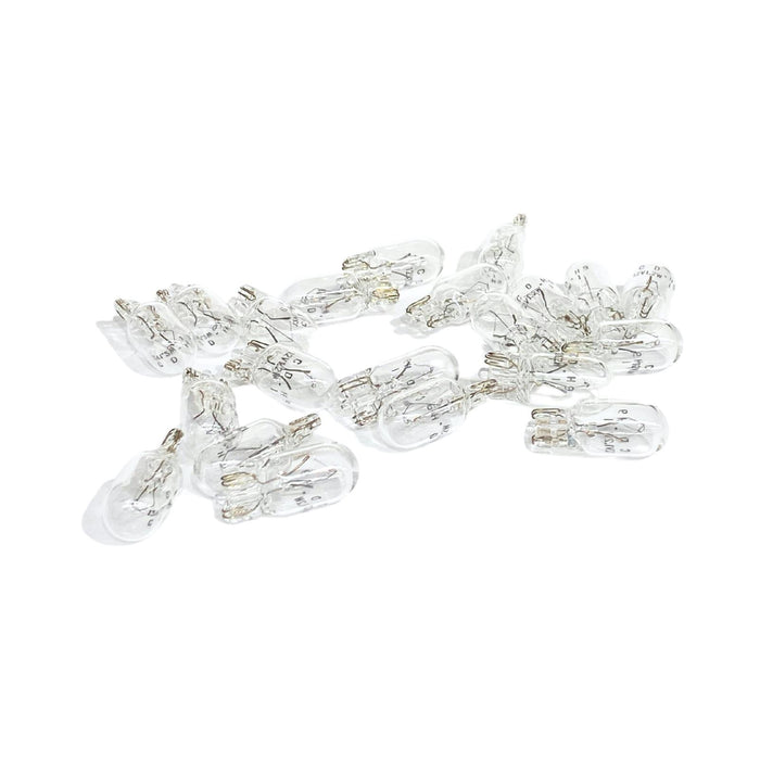 MOTOLITE  Wedge Globe 24 Volt 1.2W W2 X 4.6D T-5mm 5mm wide x 18mm - Box Of 10