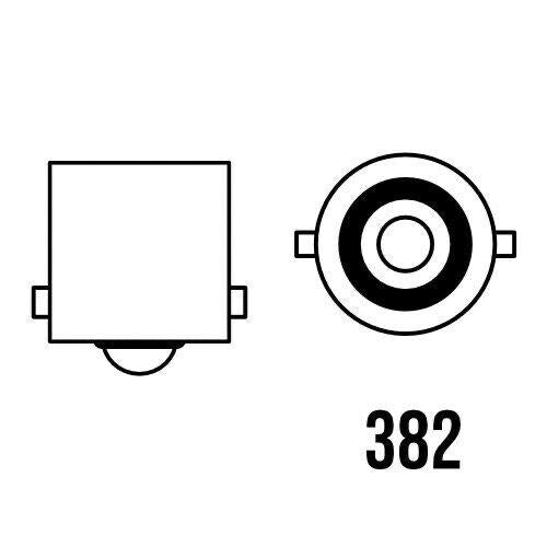 10 pcs MOTOLITE  Bayonet BA15s Globes 12V P21W For Car Reverse / Indicator Light