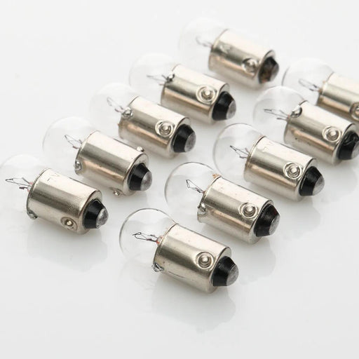 MOTOLITE Globes 10PCS Ba9s T-8.5mm Bayonet Single Contact 23mm Long 24v 3w 47 - FISHER DISCOUNT
