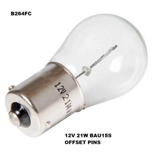 MOTOLIT REAR STOP TAIL BRAKE LIGHT GLOBE 10 PAK BAY15D S-25MM 12V 21W OFFSET PIN