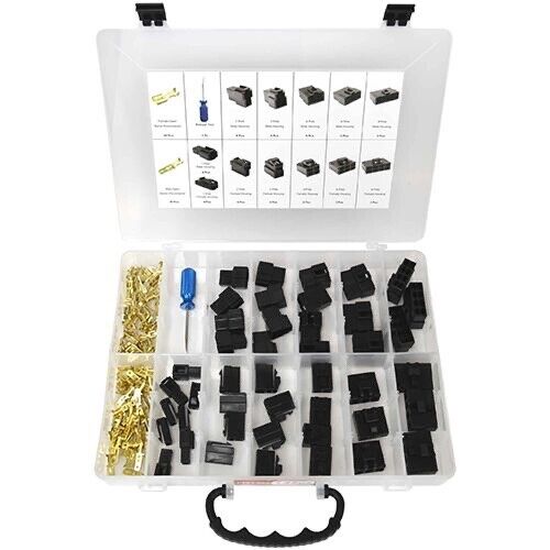 PRO KIT 145pc 250 TYPE POLE WIRE CONNECTOR with TERMINAL TOOL
