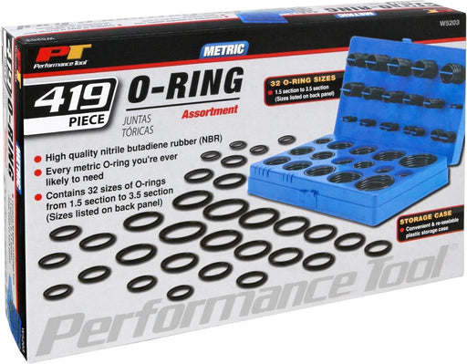 419pc Rubber O Ring Kit Metric Industrial Oring Assortment Auto Grommet Set AU - FISHER DISCOUNT