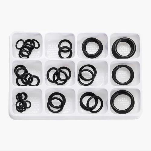 RUBBER O-RING ASSORTMENT KIT 50PC - PACK O RINGS SET AUTOMOTIVE PLUMBING SEALS