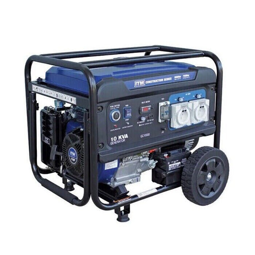 ITM 17HP 10KVA 8000W Petrol Construction Generator with Remote Start IP66 Rated - FISHER DISCOUNT