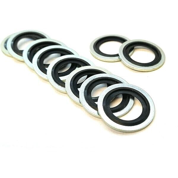 PK TOOL 90Pcs Bonded Seal Washers Dowty Washers Zinc Plated Assorted Set Kit AU