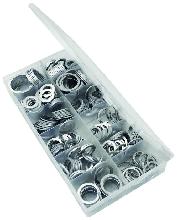 PK TOOL 260PCS CA1770 Aluminium  Oil Drain Plug Washer Assortment Kit