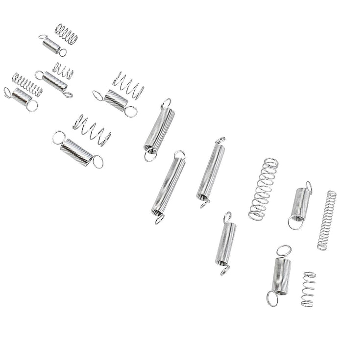 200pc Tension Compression Coil Compressed Extension Steel Helical Spring Bit Set