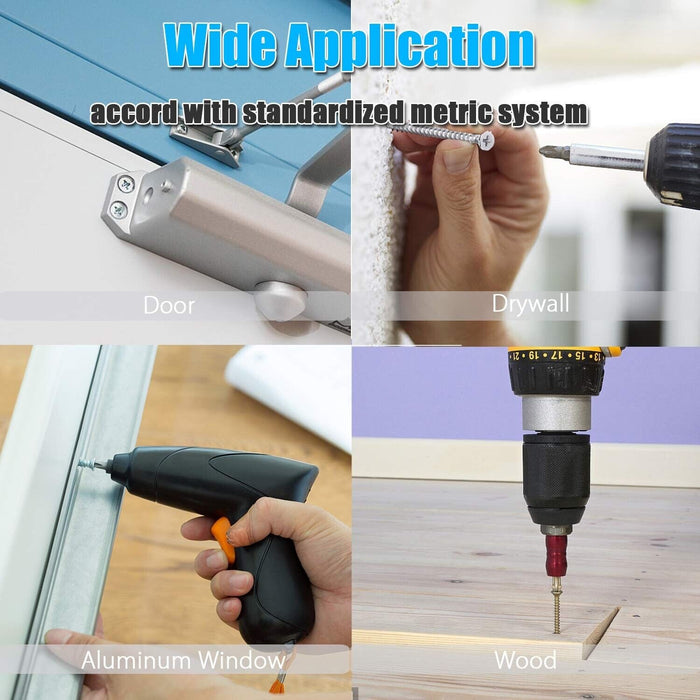 570 Pcs of PK Tool Hardware Assortment - Metric Bolts & Nuts & Locknuts & Washer