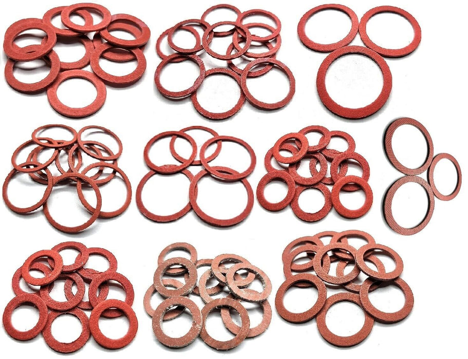 PK TOOL 141 PIECE FIBER & RUBBER WASHER ASSORTMENT EUREKA GRAB KIT  (FD-SEALING)