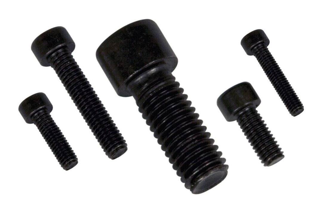 PK TOOL 106pc Hex Allen Cap Head Bolts Carbon Steel Bolt Kits Black Finish