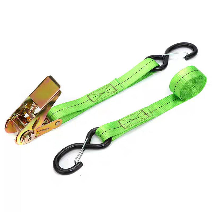 Loadmaster 4 Piece 4.5Mtr Ratchet Tie Down Set Tie Down Occy Straps Ropes Nets