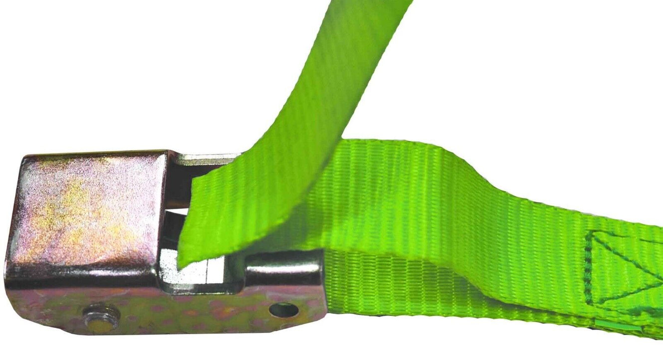 Loadmaster 4PC Tie Down Cam Buckle Set 1.8mx25mm Straps 225kg Cars Trucks Ladder