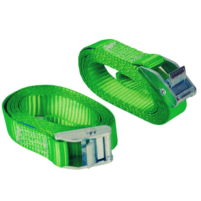 Loadmast Tie Down Cam Buckle 5m x25mm Straps 204kg Cars Trucks Trailer Ladder