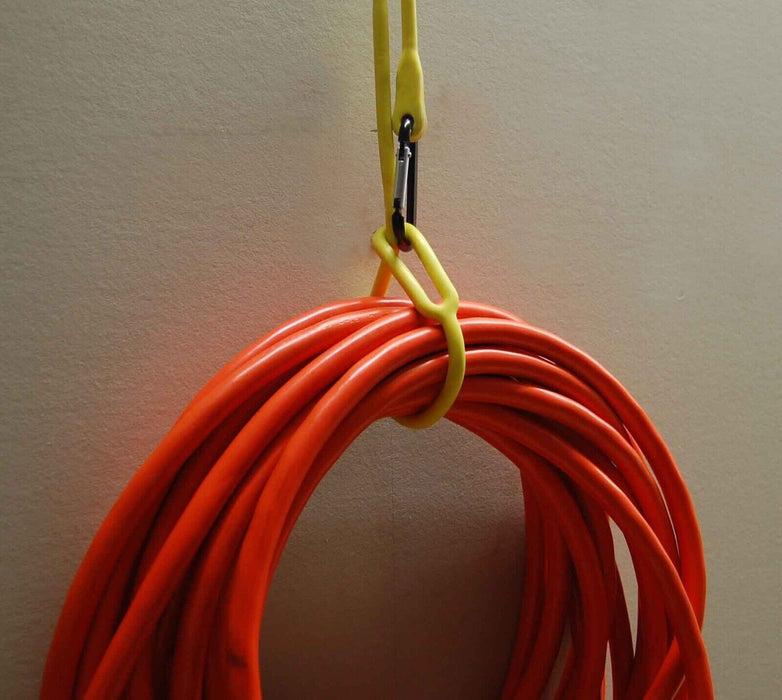 Loadmaster 2PC Handy strap Bungee Loops CLIP -Bunji Tonneau Ute Shock Cord Loop