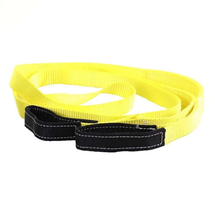 Snatch strap 9000kg 9M x 100mm Yellow Nylon 100% George4x4 4WD Recovery off road