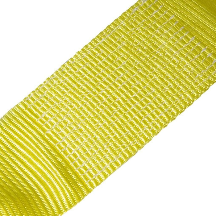 Snatch strap 9000kg 9M x 100mm Yellow Nylon 100% George4x4 4WD Recovery off road