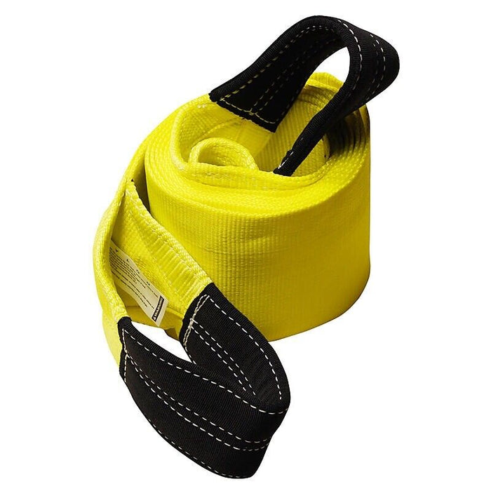 Snatch strap 9000kg 9M x 100mm Yellow Nylon 100% George4x4 4WD Recovery off road