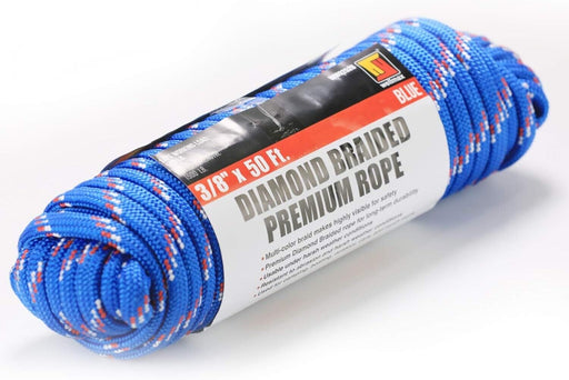 LoadMaster Syneco 9mm x 30m Diamond Braided Polypropylene Rope UV Resistant - FISHER DISCOUNT