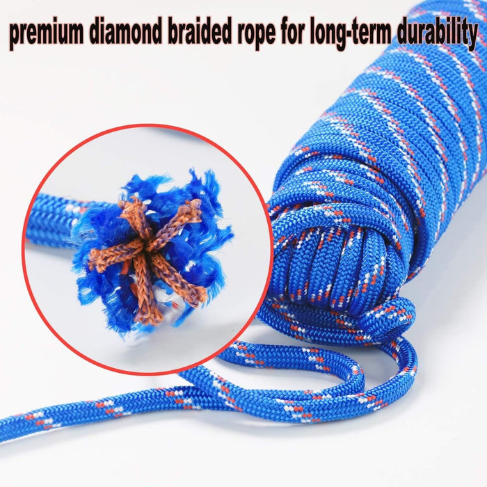 Syneco Rope LoadMaster Syneco 9mm x 30m Diamond Braided Polypropylene Rope UV Resi