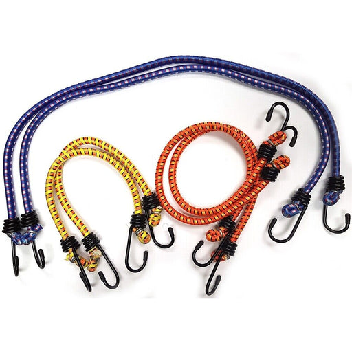 Bungee Cord Octopus Occy Strap Elastic Tie Down SteelHook 300/600/760/900/1060mm - FISHER DISCOUNT