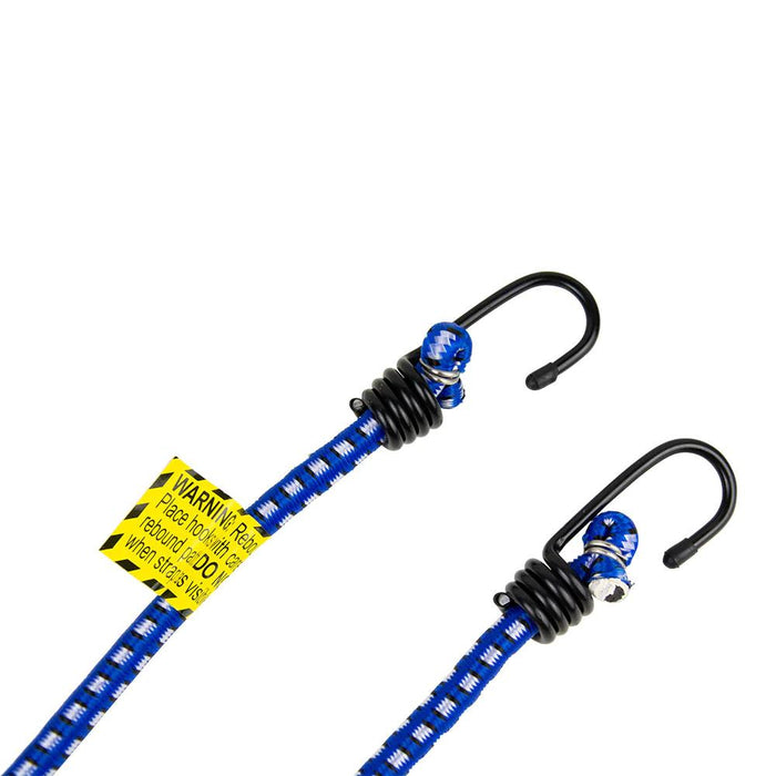 8PC 10mm Bungee Cord Set Octopus Occy Strap Elastic Tie Down Hooks  600mm (24")