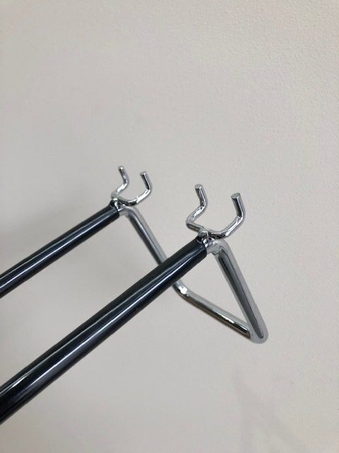 Heavy Duty Double Hook 9mm Wire with Plastic Dipped Prong 200/300mm spades shove