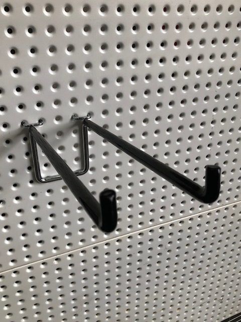 Heavy Duty Double Hook 9mm Wire with Plastic Dipped Prong 200/300mm spades shove