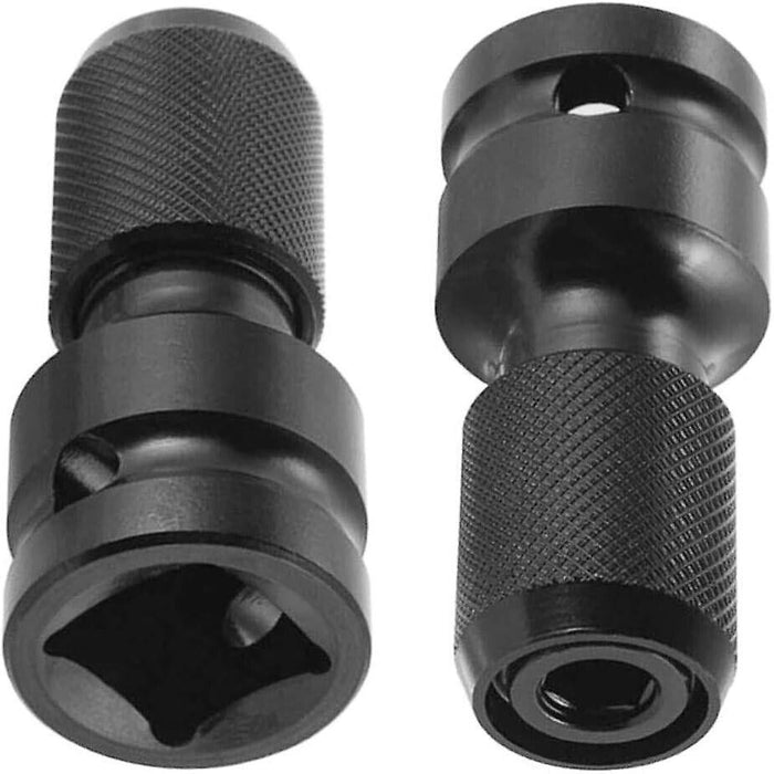 3PC 1/2-1/4Dr Hex Drill Chuck Change Socket Adapter For Impact Wrench