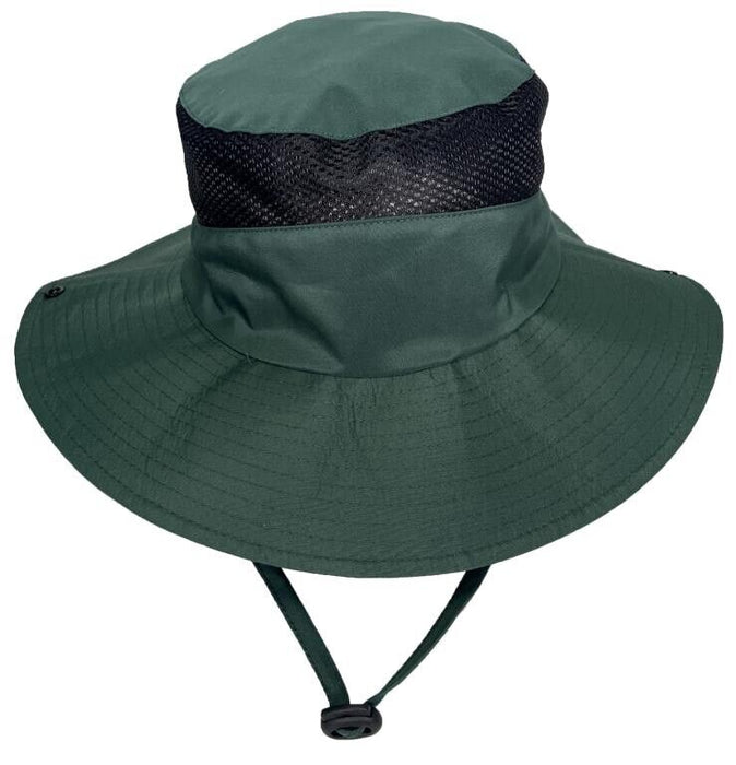 Wide Brim Boonie Hat Outdoor Waterproof UPF 50+ Sun Protection Breathable Cap AU