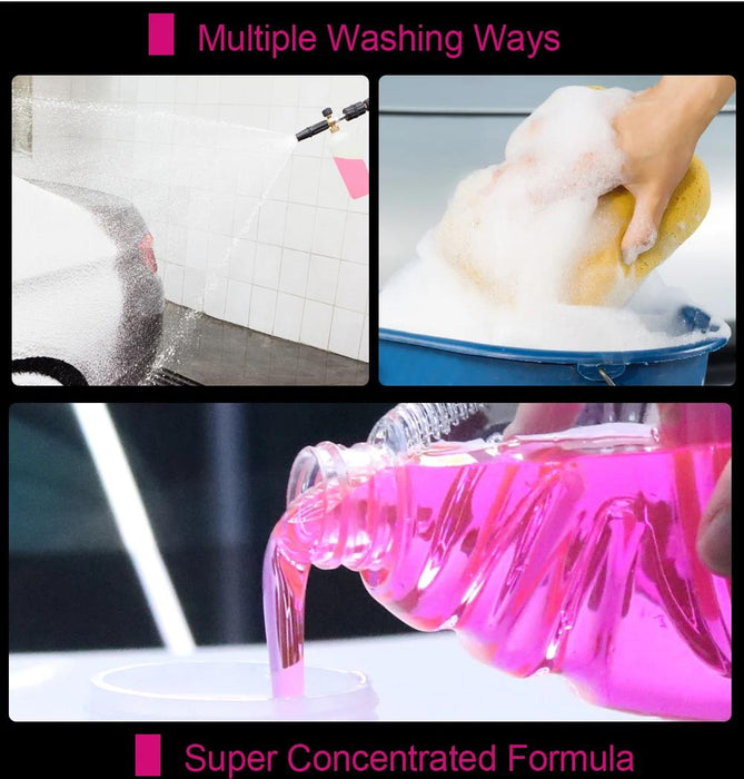 Flamingo Car Wash Shampoo 500mml Super Concentrated Hand Or Machine Snow Foam