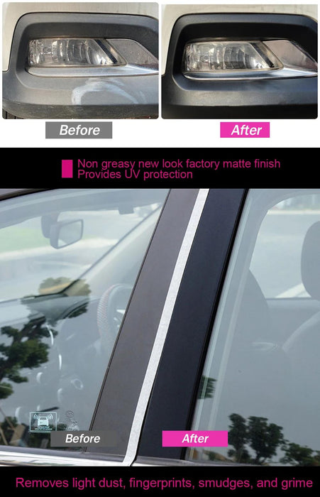 Flamingo Plastic Bumper & Trim Restorer 300ml Restores Black & All Colour Trim