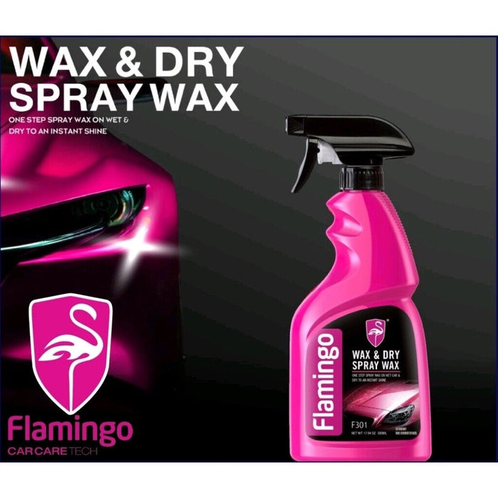 Flamingo 3in1 High Protection Quick Ceramic Coating Spray Hydrophobic 500ML