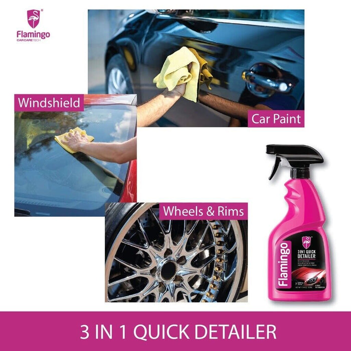 Flamingo 3in1 High Protection Quick Ceramic Coating Spray Hydrophobic 500ML