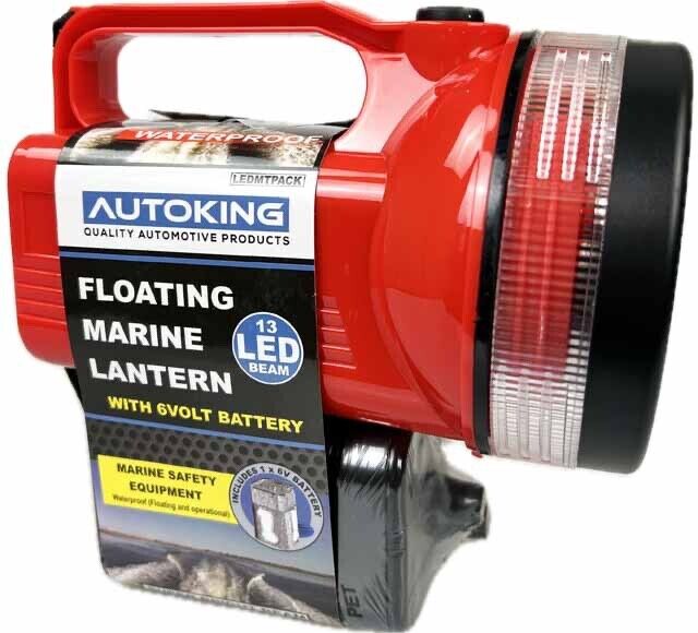 Autoking 13LED 6V LANTERN FLASHLIGHT TORCH WITH BATTERY CAMPING/HOME/OUTDOOR