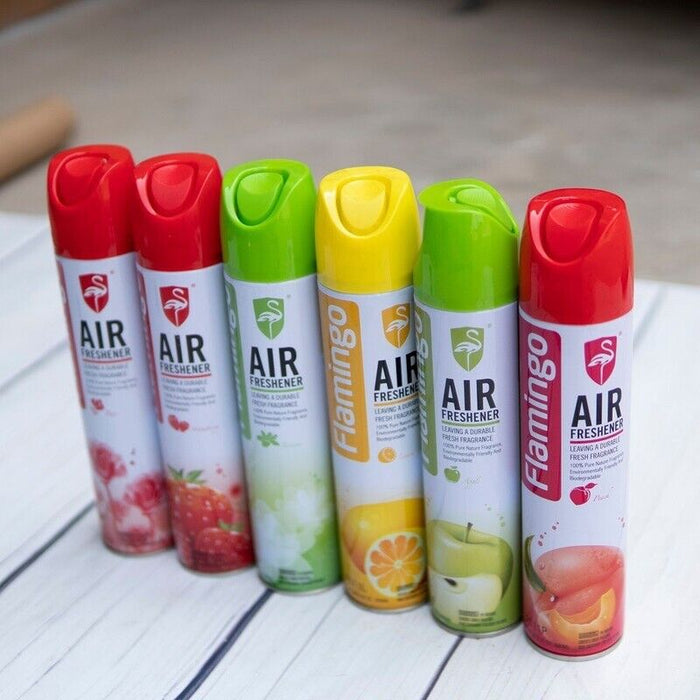 FLAMINGO 3PCS AIR FRESHENER LEMON+APPLE+STRAWBERRY 330ml