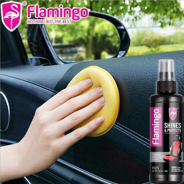 Flamingo Protectant 118ml UV Shield Shine & Protect Vinyl Rubber Plastic