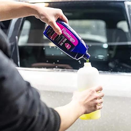 Flamingo Car Wash & Wax 500ml Premium Ultra Shine Carnauba Advanced Formula
