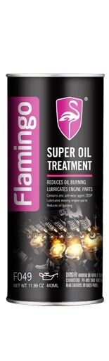 Flamingo Engine Best Super Oil Treatment Flush 443ml Coefficient Effectively