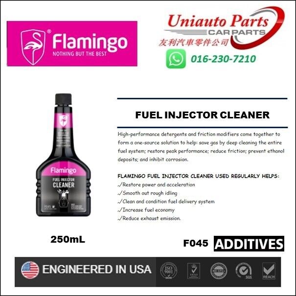 Flamingo Petrol Injector Cleaner Restore Power Increase Fuel Economy 354ML