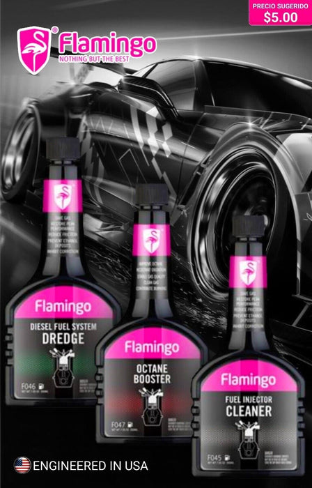 Flamingo Petrol Injector Cleaner Restore Power Increase Fuel Economy 354ML