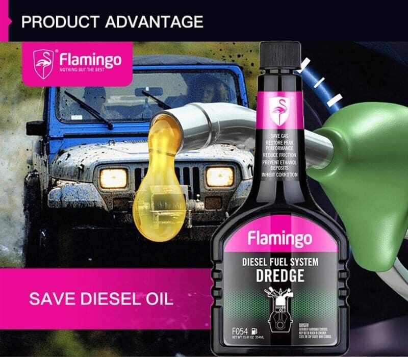 Flamingo Diesel Injector Cleaner Restore Power Increase Fuel Economy 354ML