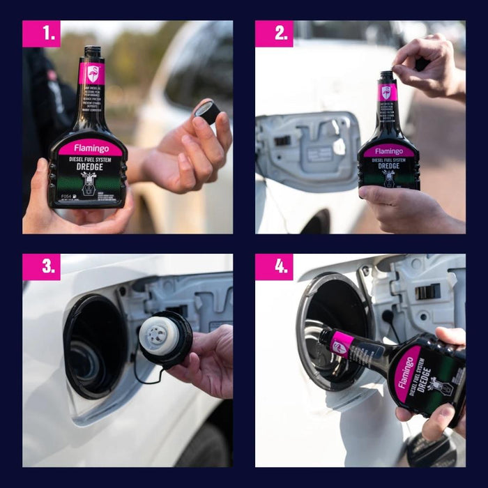 Flamingo Diesel Injector Cleaner Restore Power Increase Fuel Economy 354ML