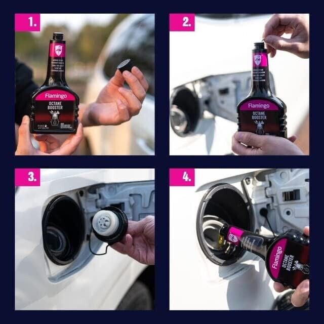 FLAMINGO Pro-Strength Octane Booster 354ML PSOB Improve Engine High-Performance